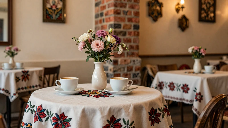 Cozy Eastern European cafe setting ideal for a cross-cultural first date
